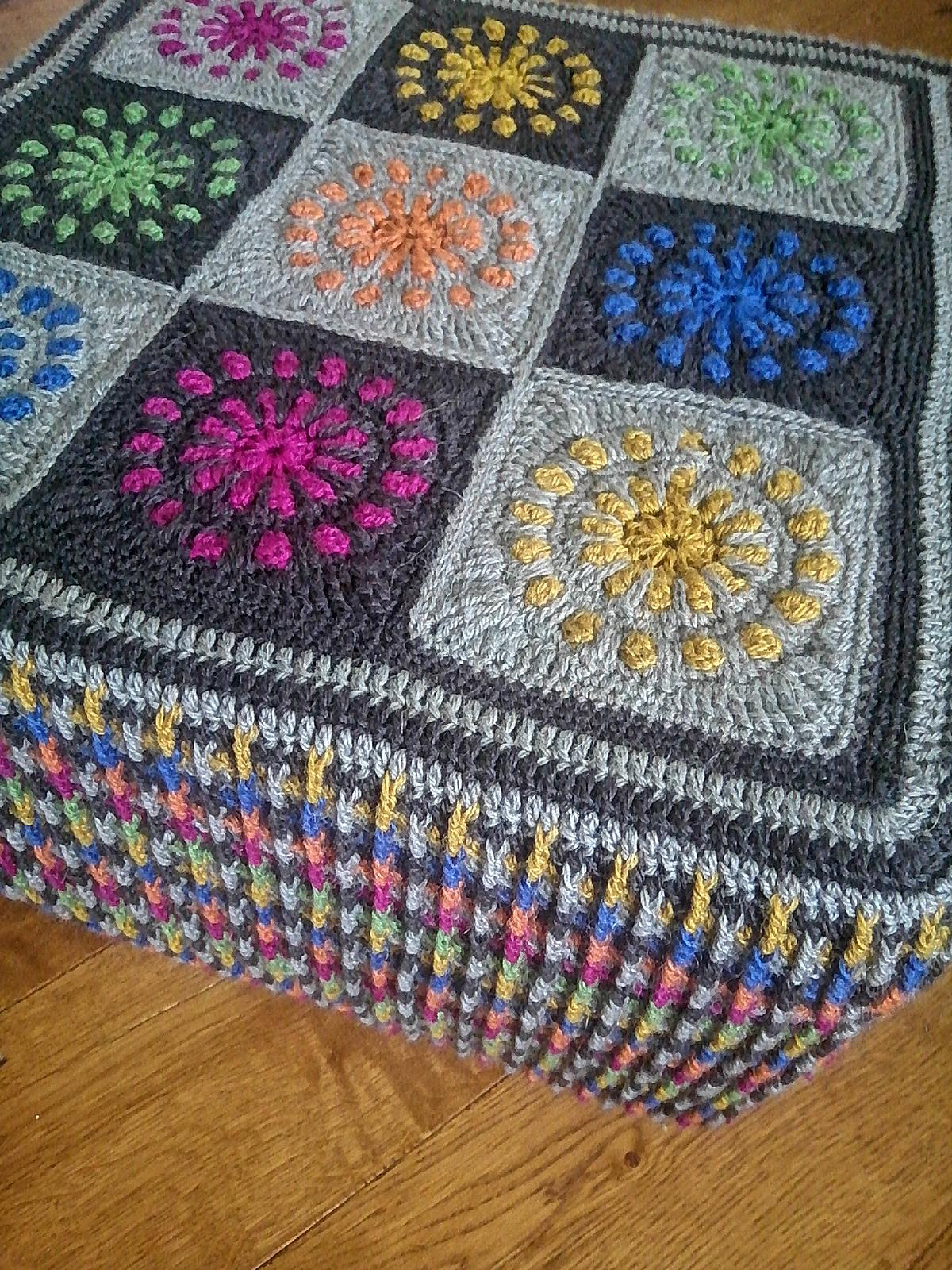 Granny Square Pouffe