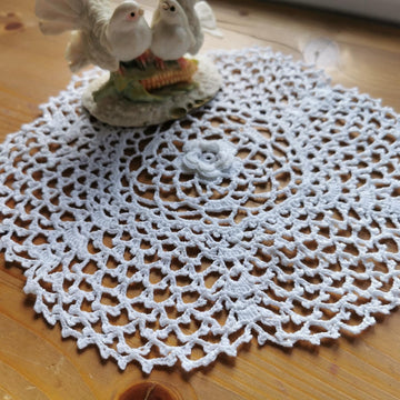 Antique rose doily