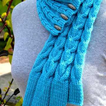 Waterfall Cables Scarf