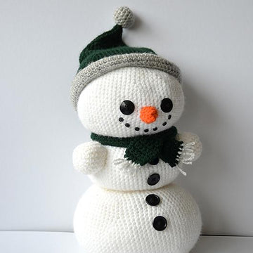 Snowman with Sled