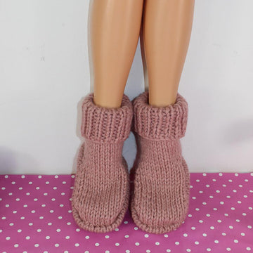 Simple Super Chunky Slipper Boots