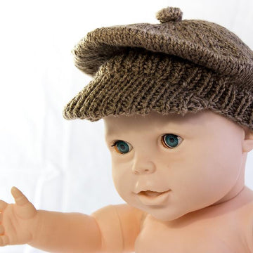 Knit Newsboy Cap