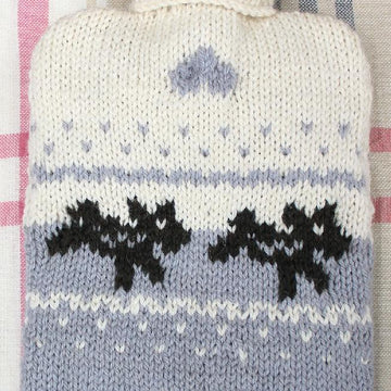 Hot Water Bottle Cover - Puppy Love