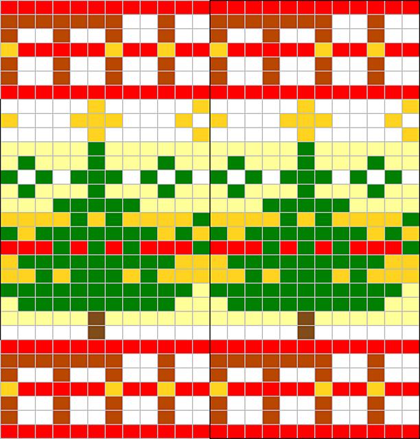 Christmas tree chart