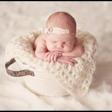 #86 Fluffy trellis blanket