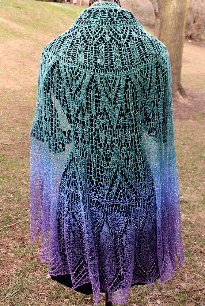 Rose Window Shawl