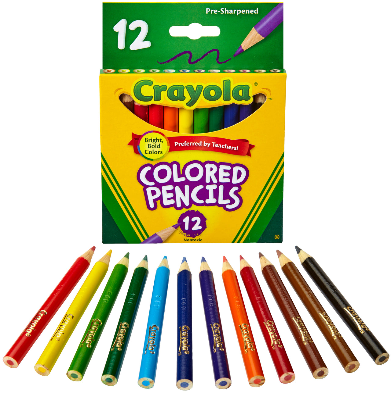 Crayola Colored Pencils - 12/Pkg Short