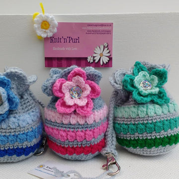 Carrier Bag Flower Pouch