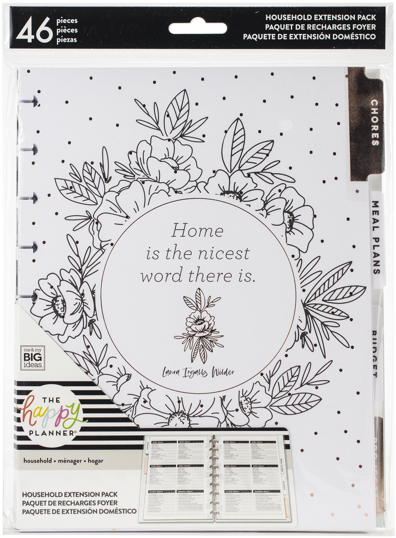 The Happy Planner Medium Extension Pack - Home