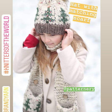 Noel Trees Scarf