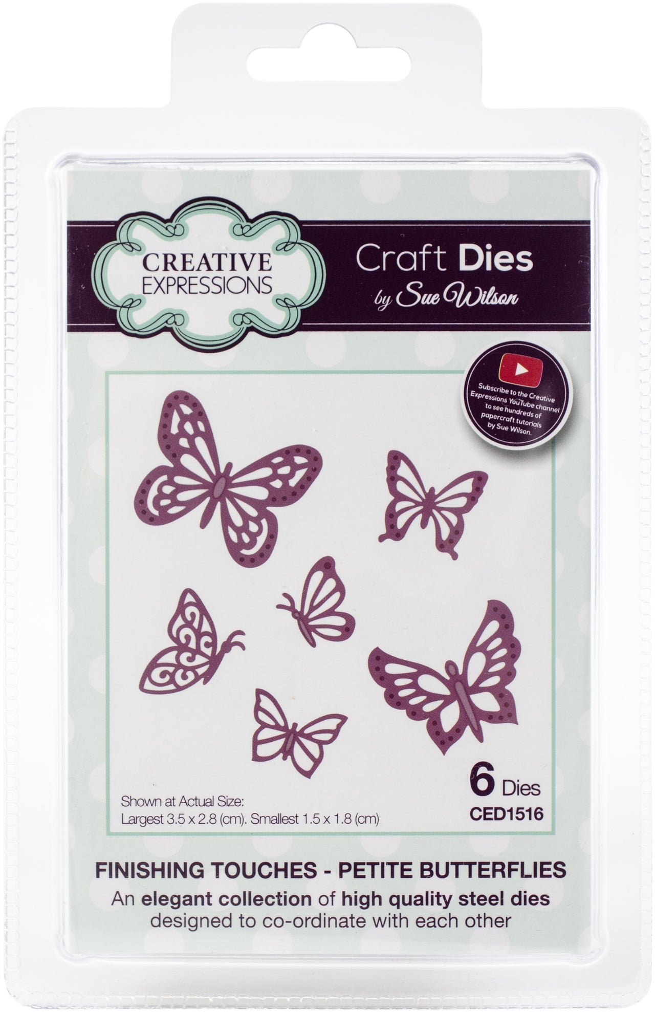 Creative Expressions Craft Dies By Sue Wilson - Butterflies