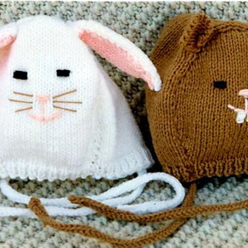 Animal Face Baby Hats