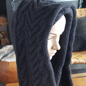 Rachael - 12ply hooded cowl