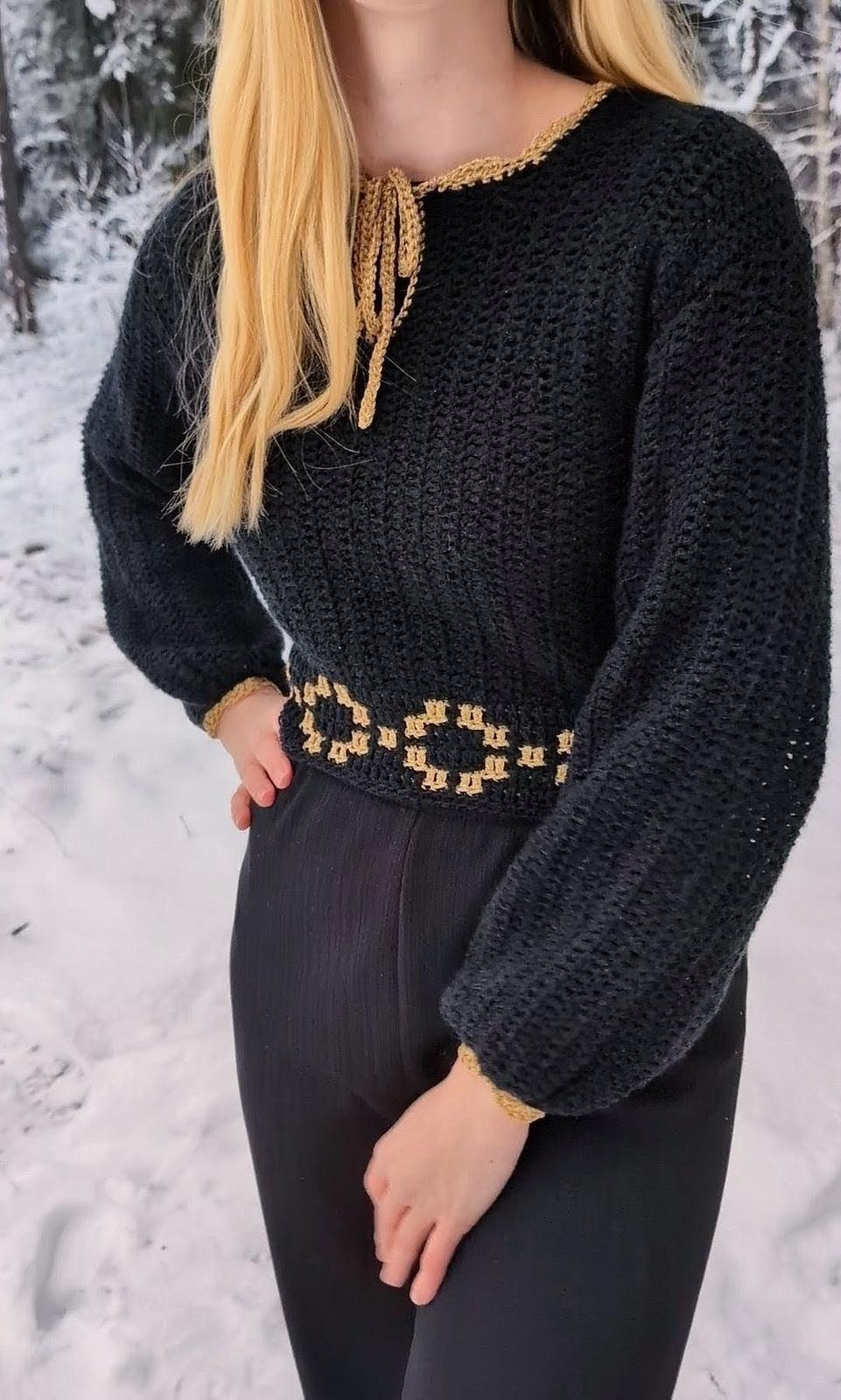 Winter Blossom Blouse