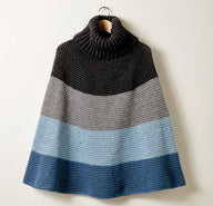 Cozy Cowl Cape in Caron Simply Soft and Simply Soft Heathers - Downloadable PDF