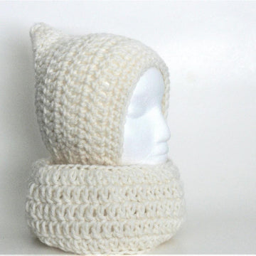 Easy Womens Pixie Hat and Cowl
