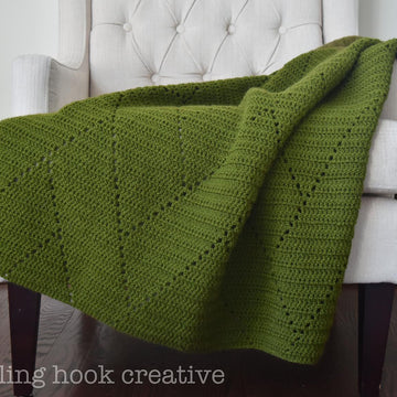 Magnolia Herringbone Blanket