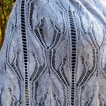 Bannockburn Beaded Lace Shawl