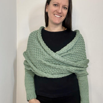 Knit Wrap Sweater Scarf