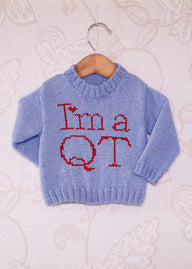 Intarsia - I'm a QT Chart - Childrens Sweater