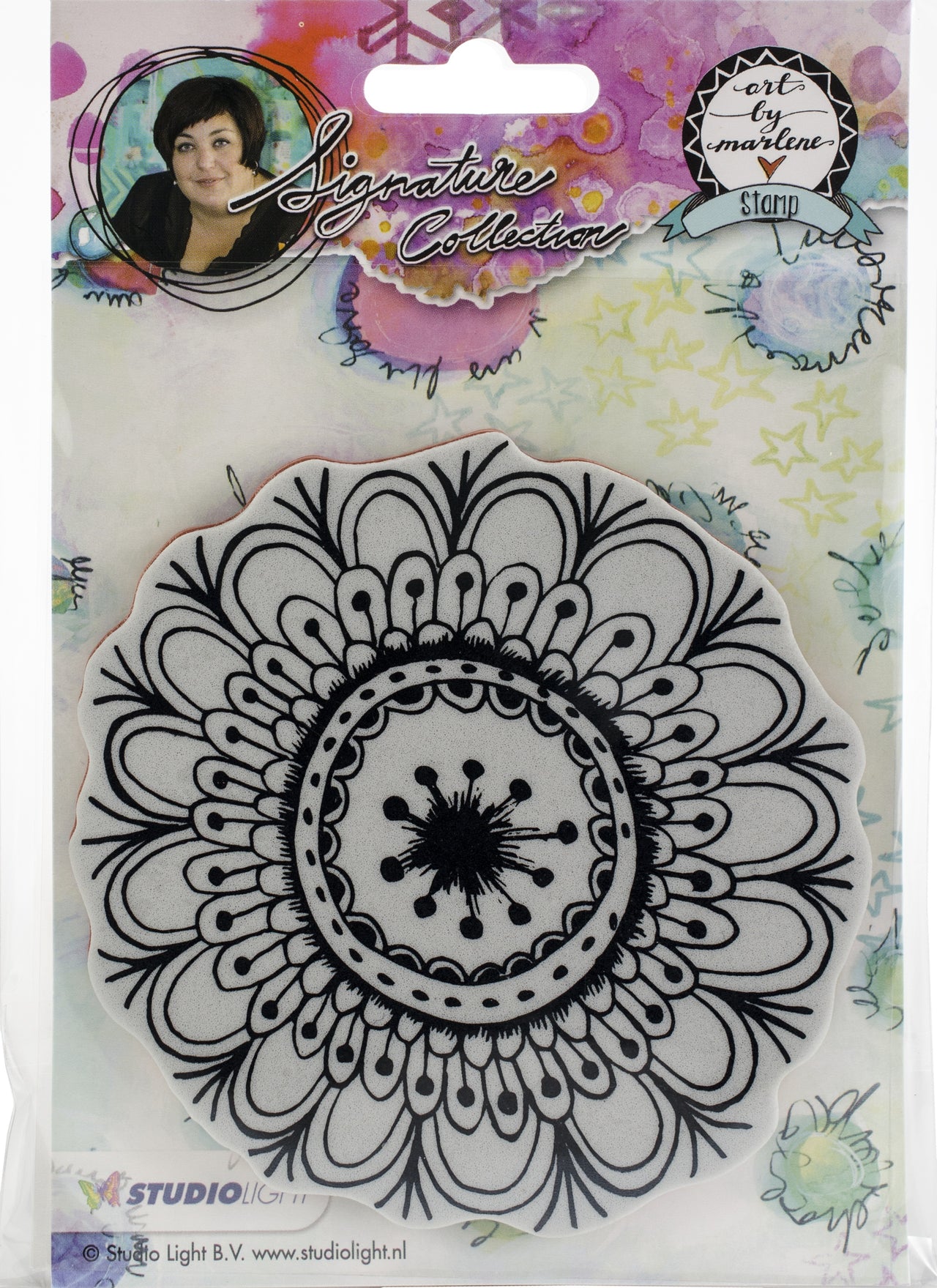 Studio Light Art By Marlene Flowers Cling Stamp - 279279