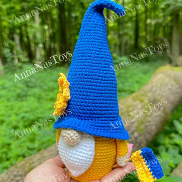 Patriotic gnome of Ukraine