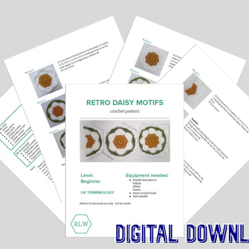Retro Daisy motifs