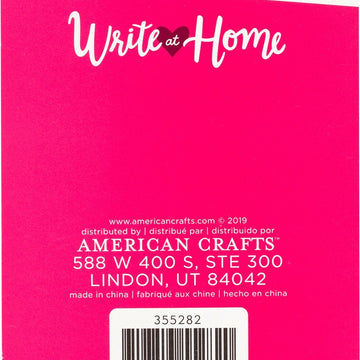 American Crafts Damask Love Write At Home Shaker Stickers 4/Pkg - 611591