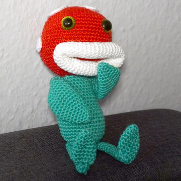 Häkelanleitung für die Amigurumi Piranha-Pflanze