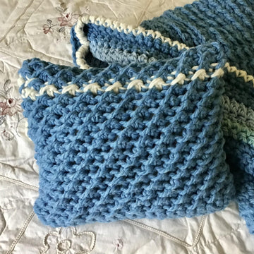 Blue Moon Baby Blanket