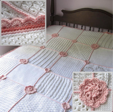Victorian Floret Sampler Afghan