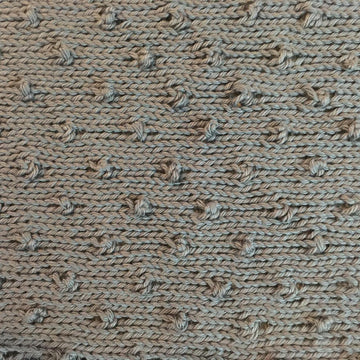 Knitted Square Popcorn Stitch