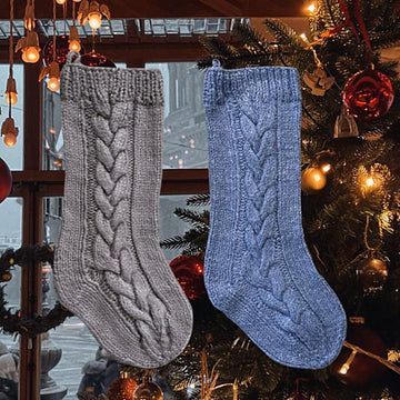 Cable Christmas Stocking