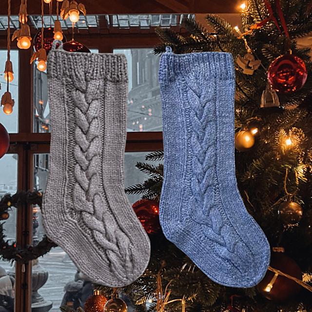 Cable Christmas Stocking