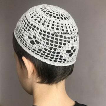 Islamic crochet prayer hat