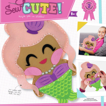 American Crafts Sew Cute! Felt Pillow Kit - Mermaid