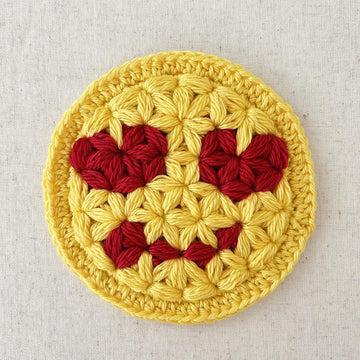 62 Smily Heart Round Square Motif