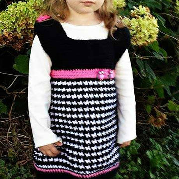 Houndstooth Jumper Dress