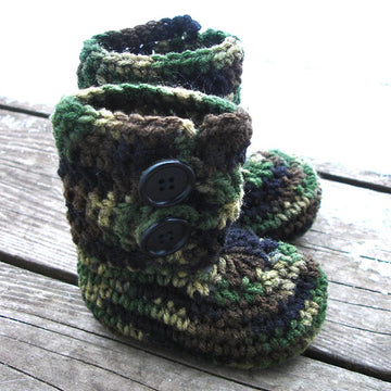 Button Loop Booties - Infant Sizes