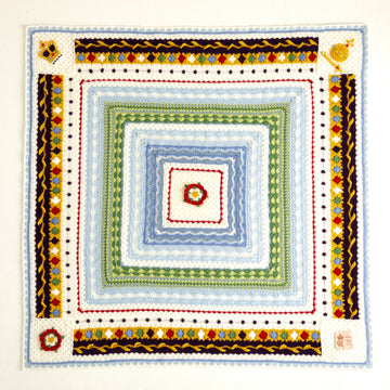 Hayfield Coronation Keepsake Blanket CAL