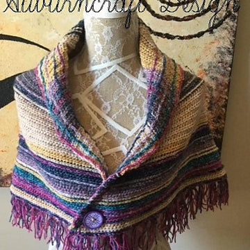 Just a Little Bit Batik Shawl