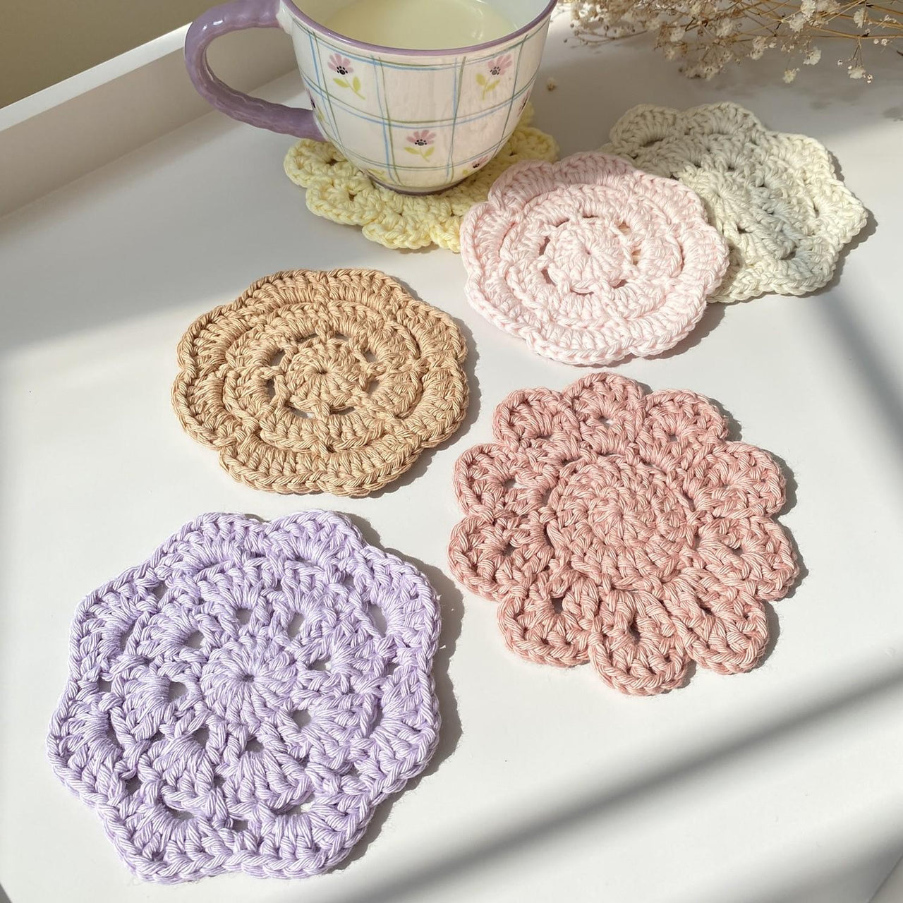 Floral Coaster (3 Types)