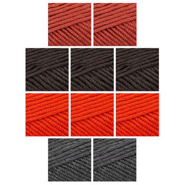 Deramores Studio Chunky Acrylic 10 Ball Colour Pack