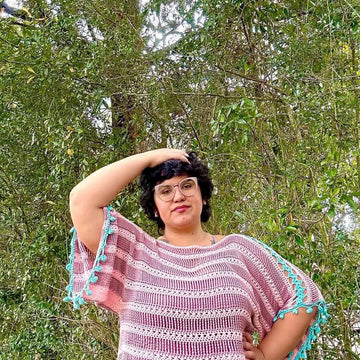 In love with chains Sweater top spring crochet pattern