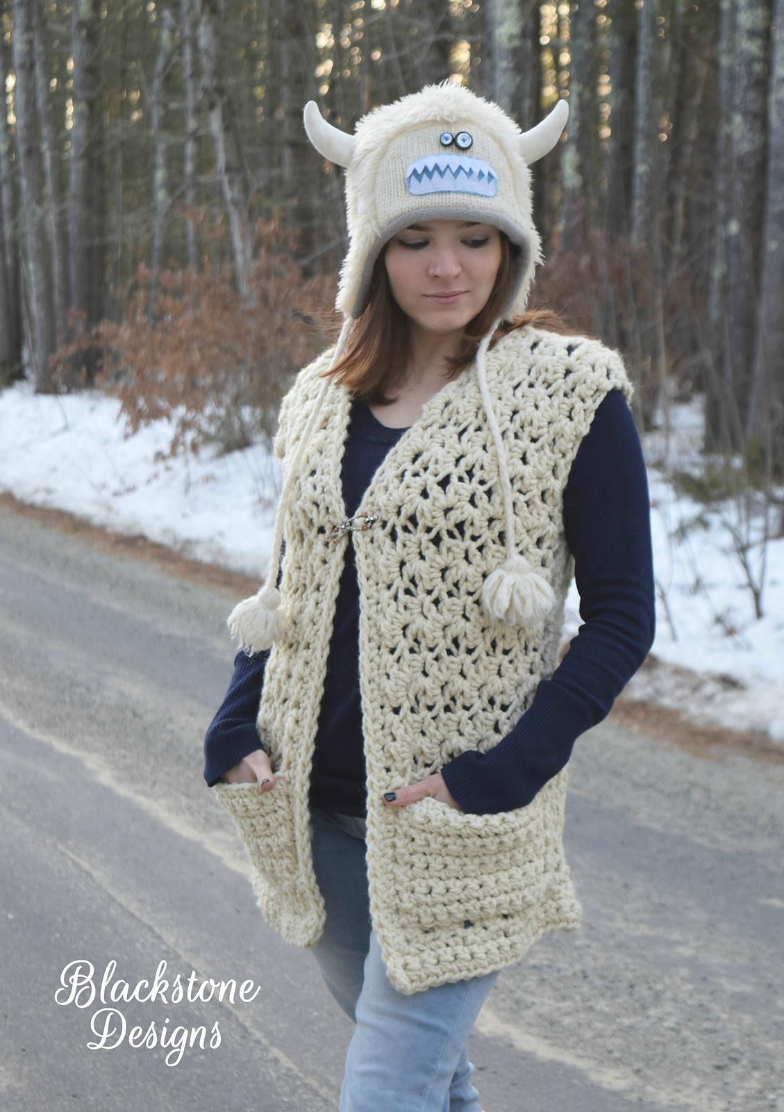 Chunky Lace Vest