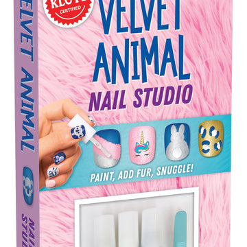 Klutz Mini Kits: Velvet Animal Nail Studio - 613781