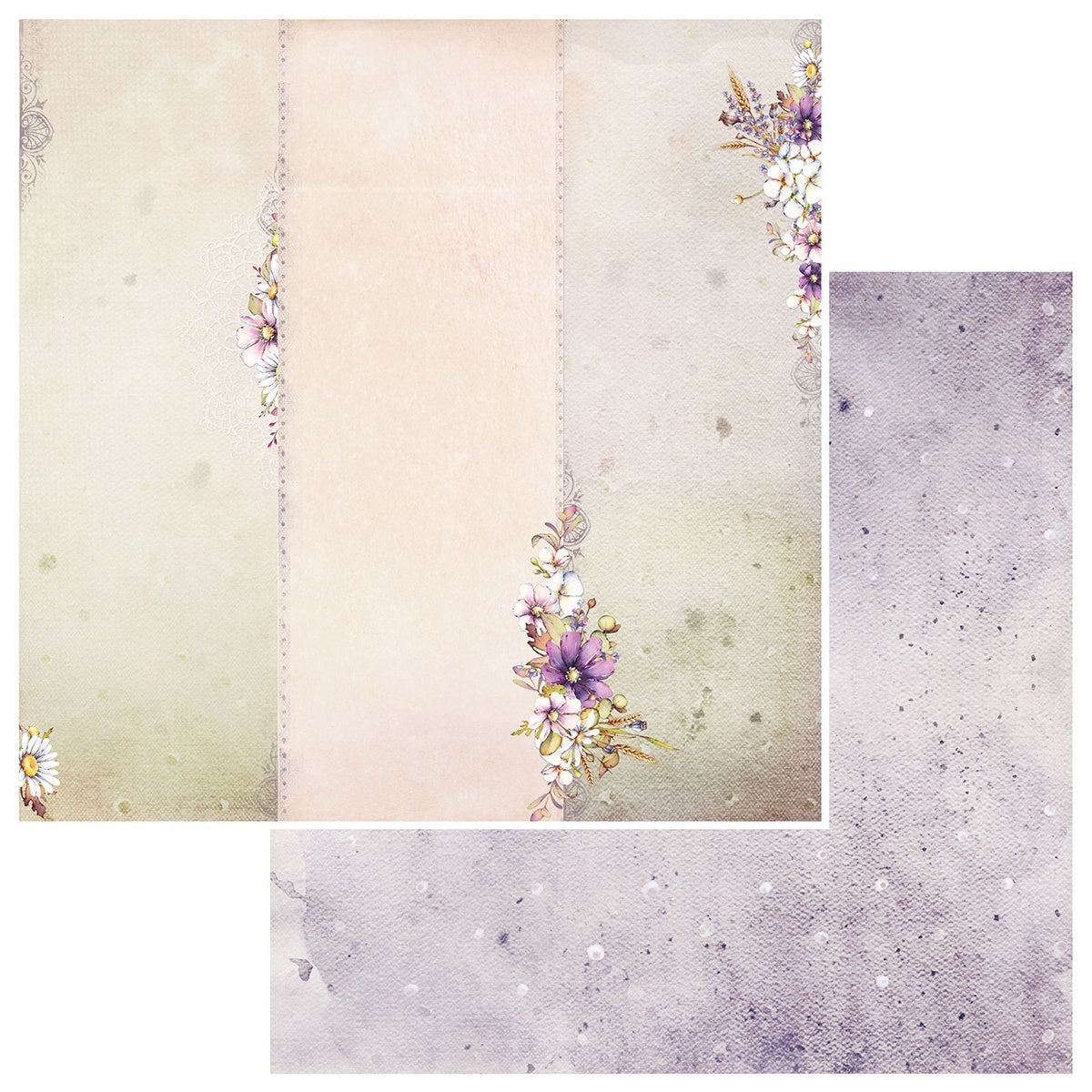 49 and Market Irrevocable Beauty Double-Sided Cardstock 12"X12" 20/Pkg - Efflorescent