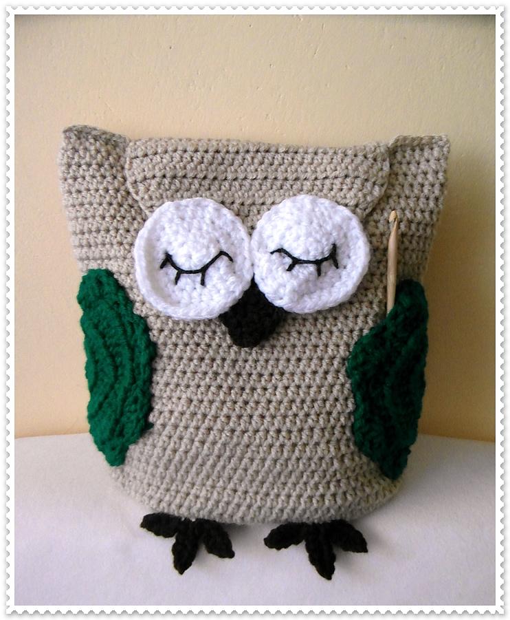 'Owl help you' project bag