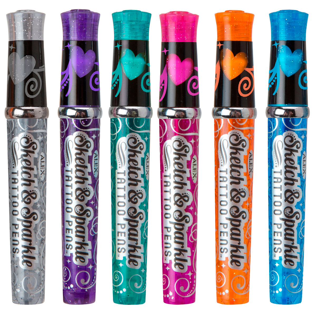 Alex Toys Tattoo Pens Kit - Sketch & Sparkle
