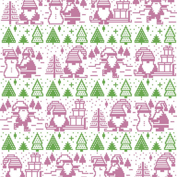 Mosaic Christmas Gnomes